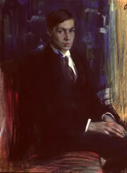 Porträt von Boris Pasternak (1890-1960), 1917